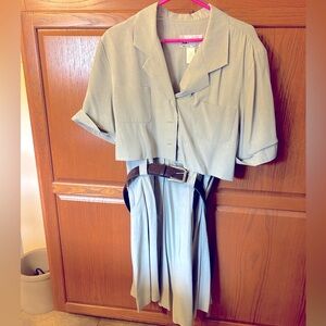 Vintage Sage Green Jumpsuit